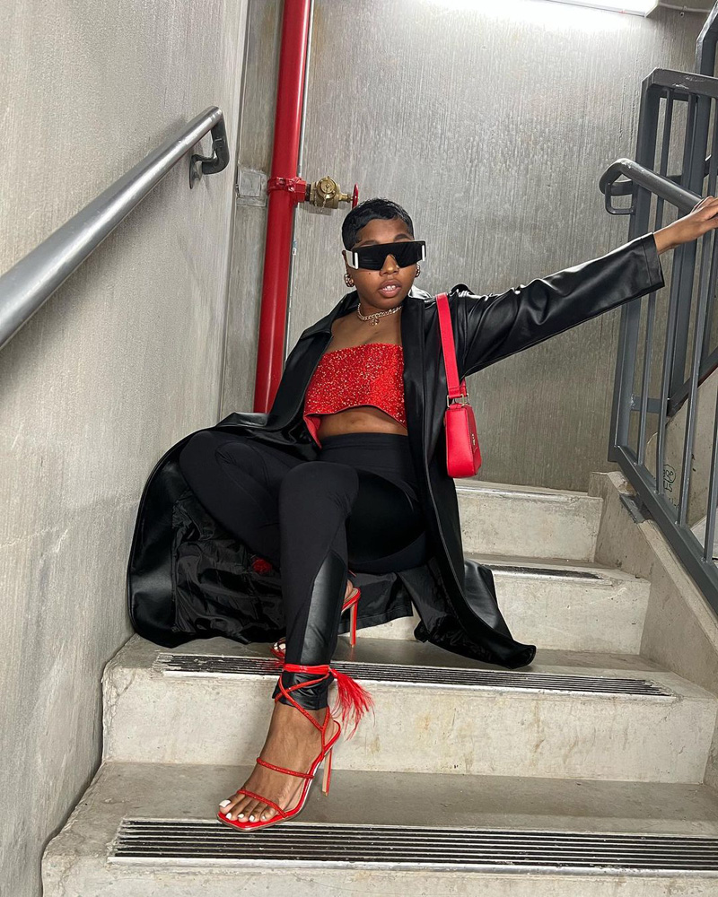 2023.02 Customer Appreciation Blog @asjaereign Two photos: group of volunteers with Mariposas Sin Fronteras, and volunteers doing yardwork