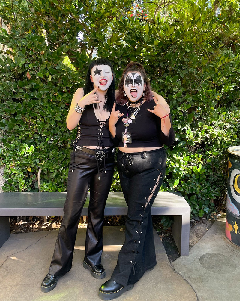 Paul Stanley and Gene Simmons KISS Halloween costumes