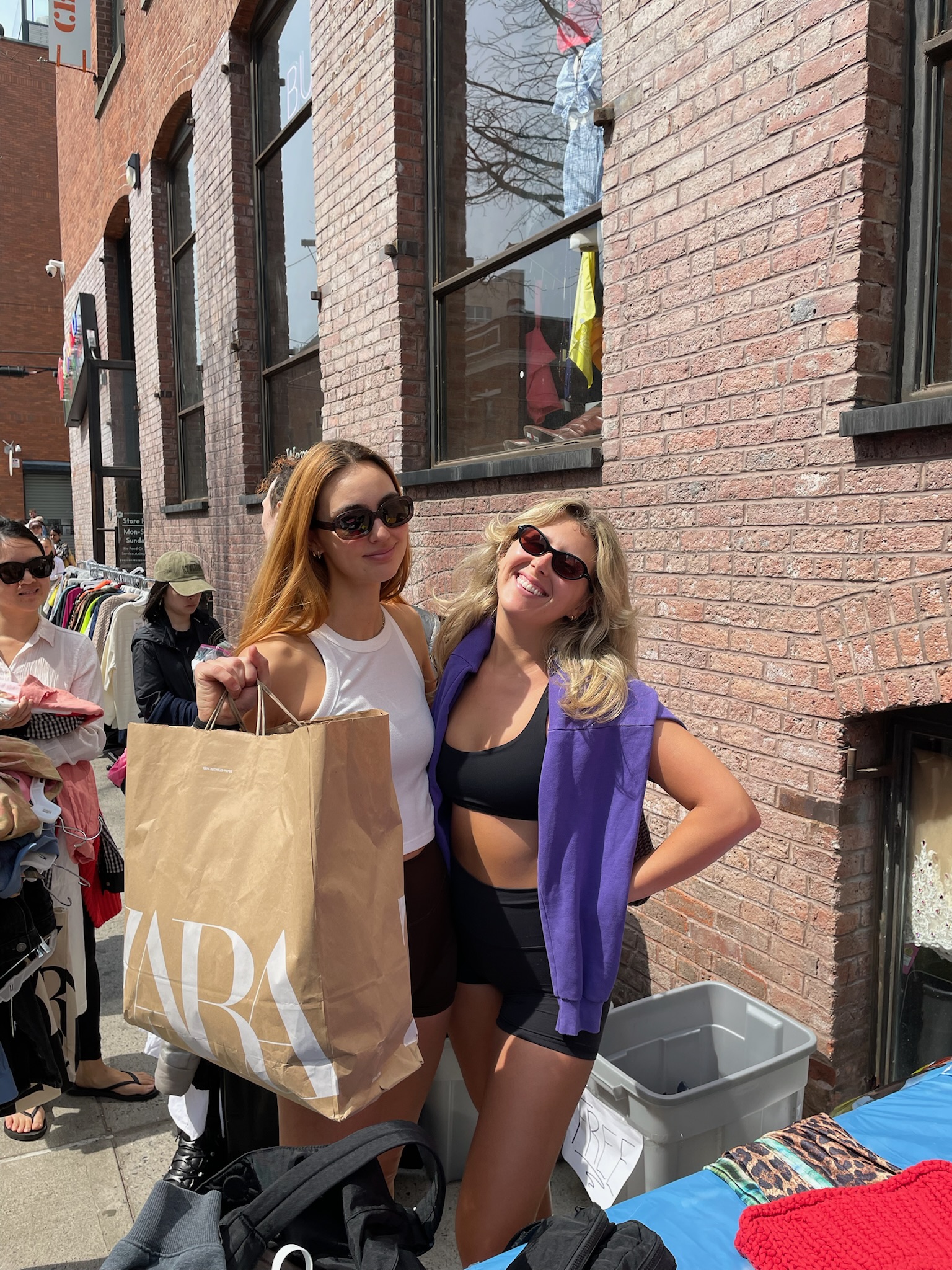 Customers shopping the dollar sale