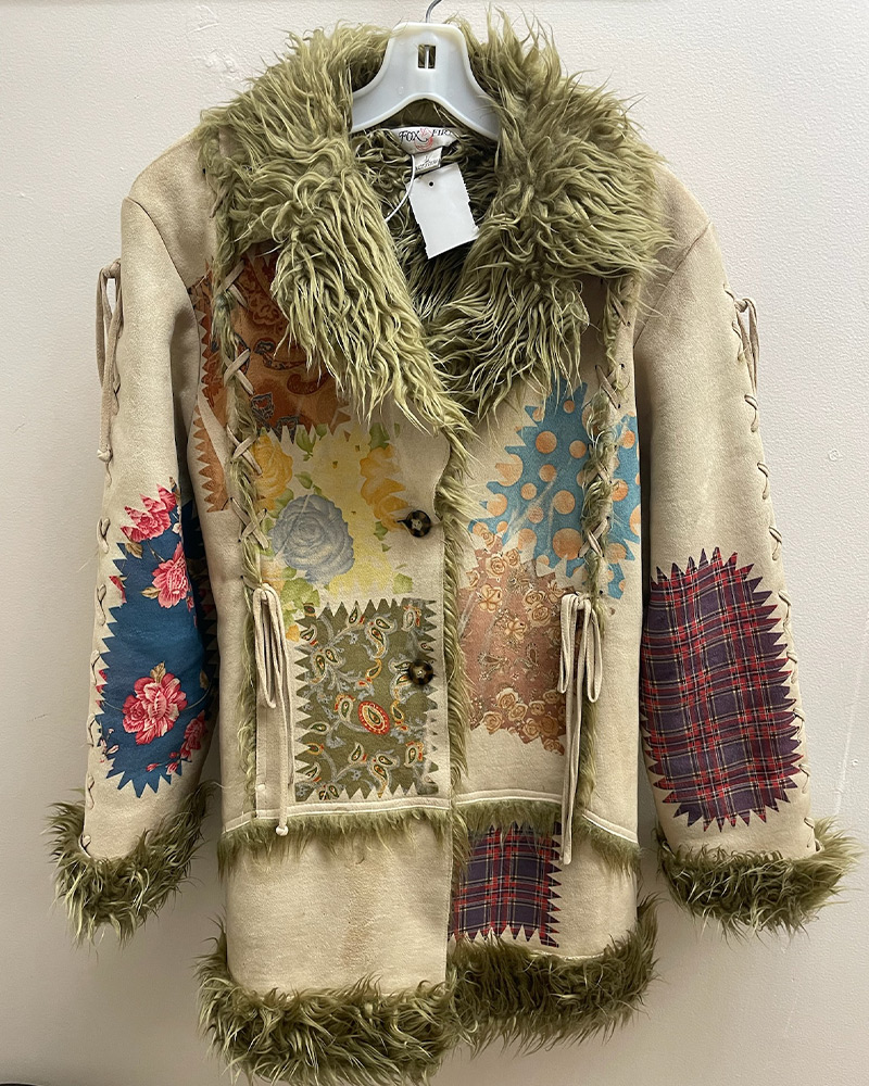 Natasha in Burberry skirt 